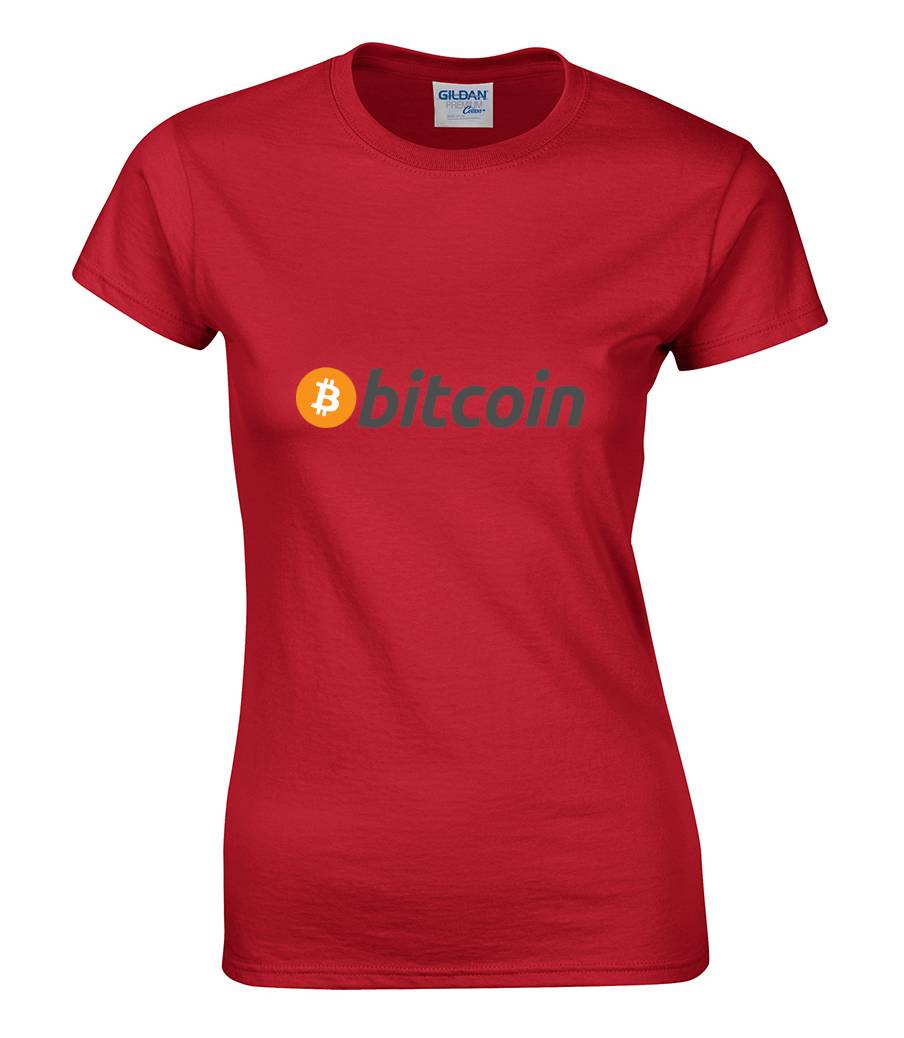 金色的 Gold - 女T恤 - BTC 商標 - BTC - Bitcoin - Thumbnail - Taiwan Crypto Tshirts